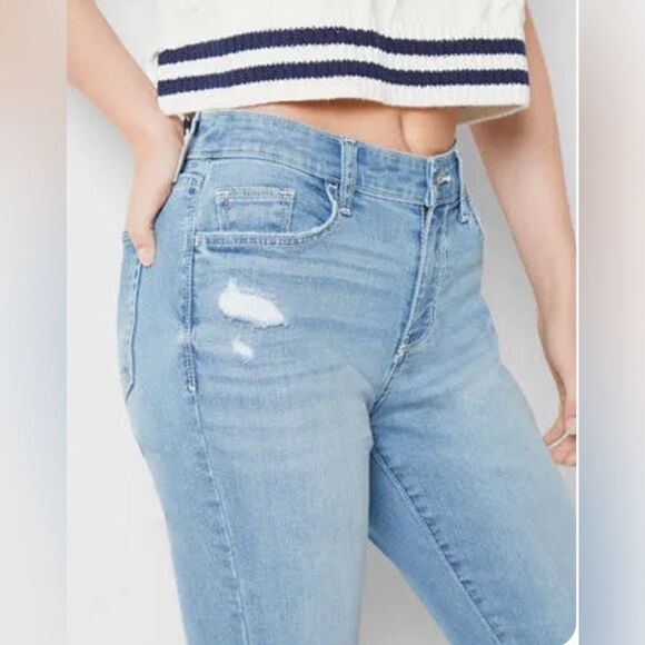 Arizona Stretch Fabric Womens Mid Rise Bootcut Jean- size 7 - Picture 2 of 5